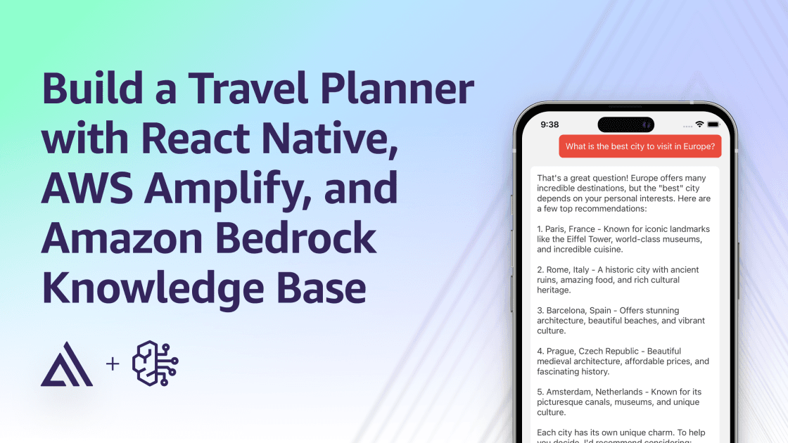 Craft a Smart Travel Planner App with React Native & AWS: A Step-by-Step Guide