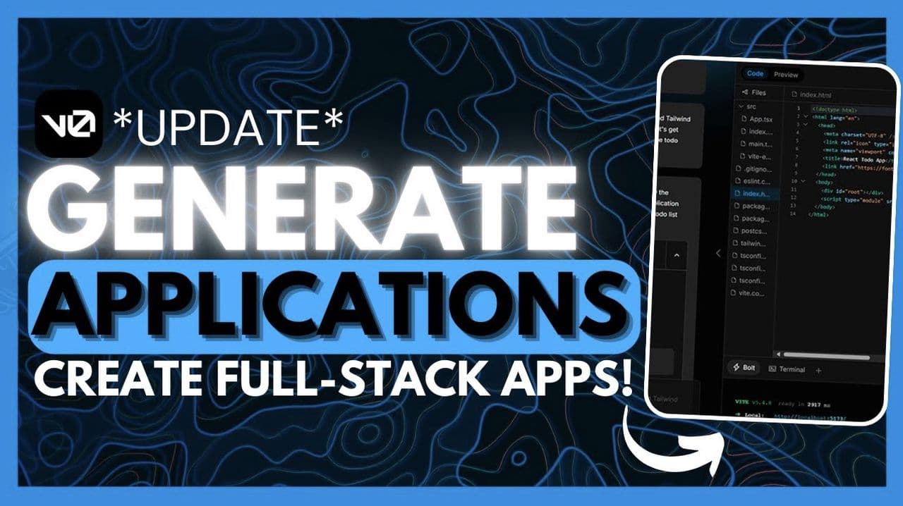 Revolutionize Full-Stack Dev: Build Apps with AI & Next.js (No Code Needed!)
