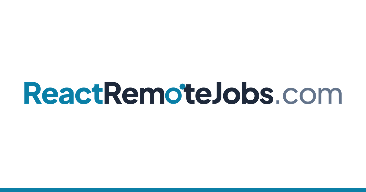 Fullstack React Remote Jobs | ReactRemoteJobs.com